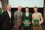 Sportlerehrung in der Aula der Alten Universität: Theo Hauser und Franz-Josef Lässer wurden ausgezeichnet
