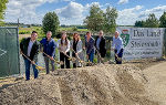 Spatenstich für die neue Sulmbrücke in Wagna: LAbg. Gerhard Hirschmann, Referatsleiter Robert Rast, BR Antonia Herunter, LR Claudia Holzer, Bgm. Peter Stradner, Projektleiter Gerhard Hartmann und Philipp Hadl (Firma Granit) (v.l.). © Land Steiermark; Verwendung bei Quellenangabe honorarfrei Spatenstich für die neue Sulmbrücke in Wagna: LAbg. Gerhard Hirschmann, Referatsleiter Robert Rast, BR Antonia Herunter, LR Claudia Holzer, Bgm. Peter Stradner, Projektleiter Gerhard Hartmann und Philipp Hadl (Firma Granit) (v.l.).