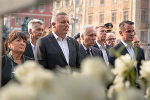 "Wir halten zusammen" - Gedenkfeier auf dem Grazer Hauptplatz