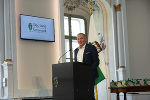 Impressionen von der Würdigungsfeier in der Aula der Alten Universität: LH Mario Kunasek