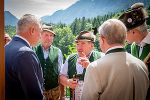 Staffelübergabe beim Vorsitz der Landeshauptleutekonferenz © Land Steiermark/Jesse Streibl; Verwendung bei Quellenangabe honorarfrei